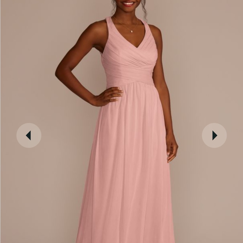 David's Bridal Bridesmaids Dress - W10974 in Ballet